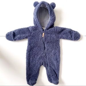 Carter’s one piece baby snowsuit, 3 mos